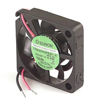 KDE0503PEB1-8, 30x30x6mm 5VDC 0.9W 2 Kablolu Fan