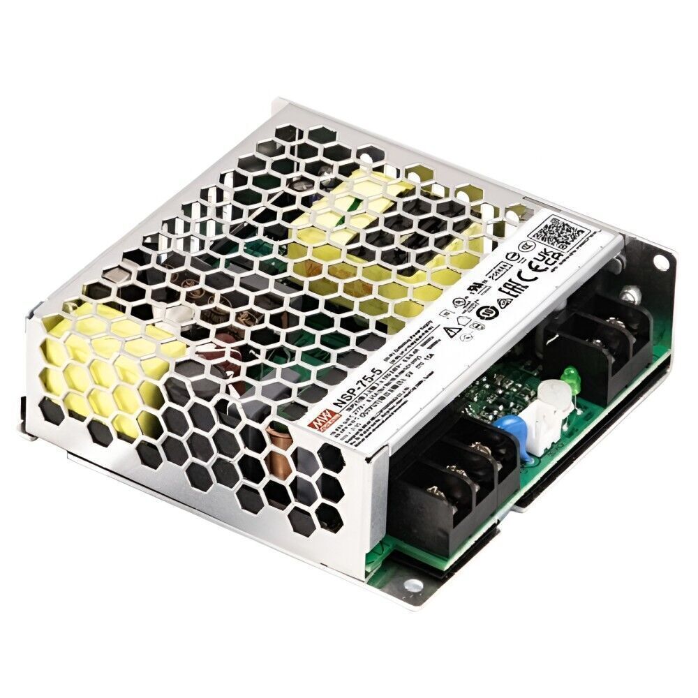 NSP-75-24, 24VDC 3.2A PFC 75W Medikal Uyumlu Güç Kaynağı, Mean Well