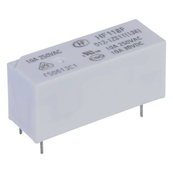 HF118F/012-1ZS1, 12VDC 10A SPDT (1 Form C) Röle