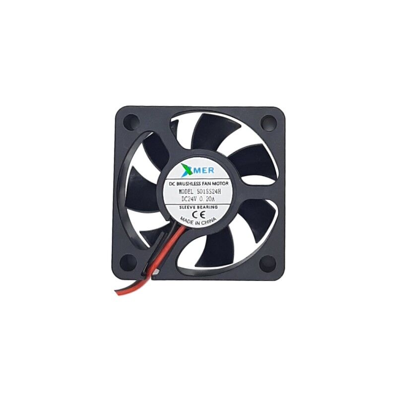 Xmer 5015S24H, 50x50x15mm 24VDC 0.10A 2 Kablolu Fan