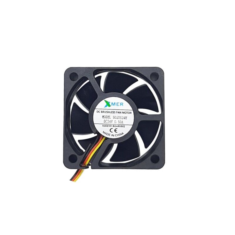 Xmer 5020S24H, 50x50x20mm 24VDC 0.26A (0.50 Max) 6000rpm 3 Kablolu Fan
