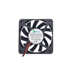 Xmer 6010S12H, 60x60x10mm 12VDC 0.13A 3500rpm 2 Kablolu Fan