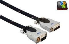 DVI301, DVI Erkek - VGA Erkek Ara Kablo, 1.8mt