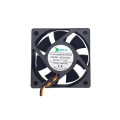 Xmer 6020S24H, 60x60x20mm 24VDC 0.13A (0.25 Max) 4500rpm 3 Kablolu Fan