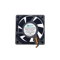 Xmer 6025S24H, 60x60x25mm 24VDC 0.13A (0.50A Max) 4000rpm 3 Kablolu Fan