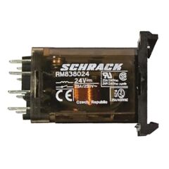 RM838024, 24VDC 25A 2 Form C (DPDT-NO, NC) Röle