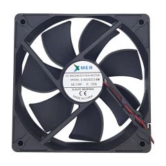 Xmer 12025S24M, 120x120x25mm 24VDC 0.16A (0.25A Max) 2000rpm 2 Kablolu Fan