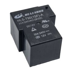 HLS-T90-15F-A-DC12, 12VDC 30A SPST-NO (1 Form A) Röle