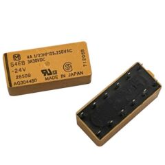 S4EB-24V, 24VDC 4A 4PST-NO (4 Form A) Röle