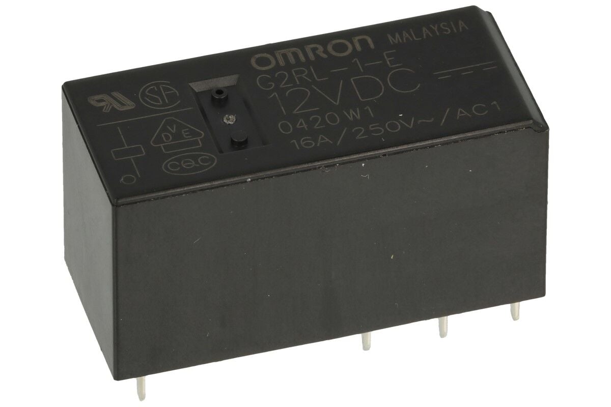 G2RL-1-E DC12, 12VDC 16A SPDT (1 Form C) Röle