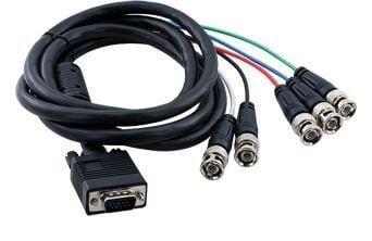 MK400, VGA Erkek / 5xBNC Ara Kablo