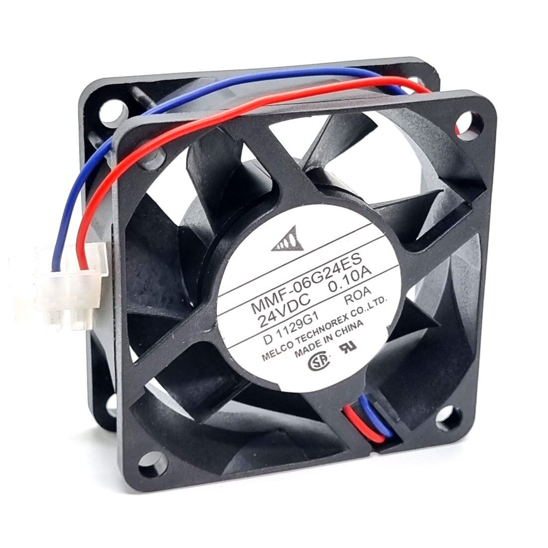 MMF-06G24ES, 24VDC 0.10A 60x60x25mm 2 Kablolu Fan