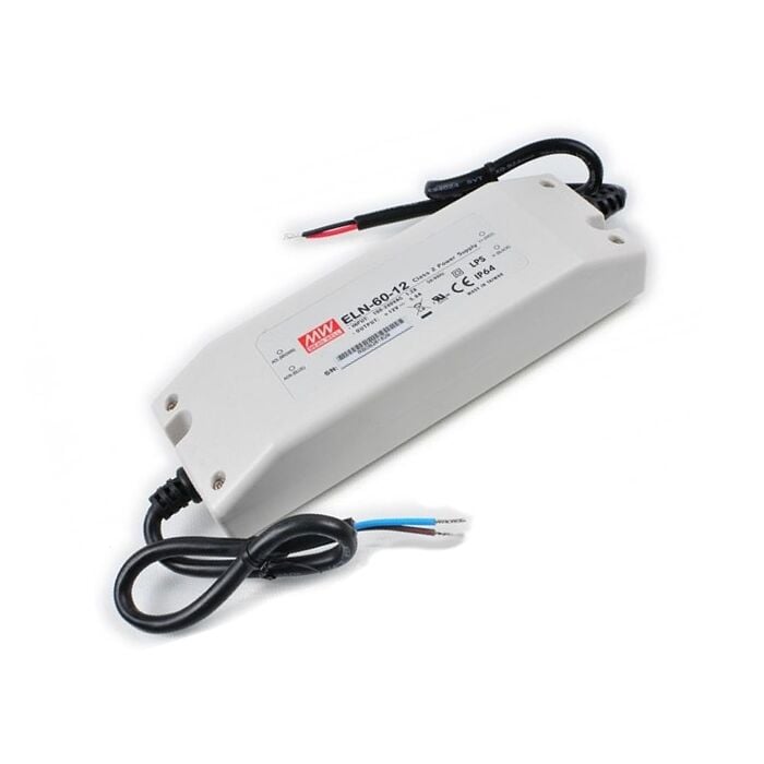 ELN-60-27P, 2.3A 62W Dimedilebilir LED Sürücü, Mean Well