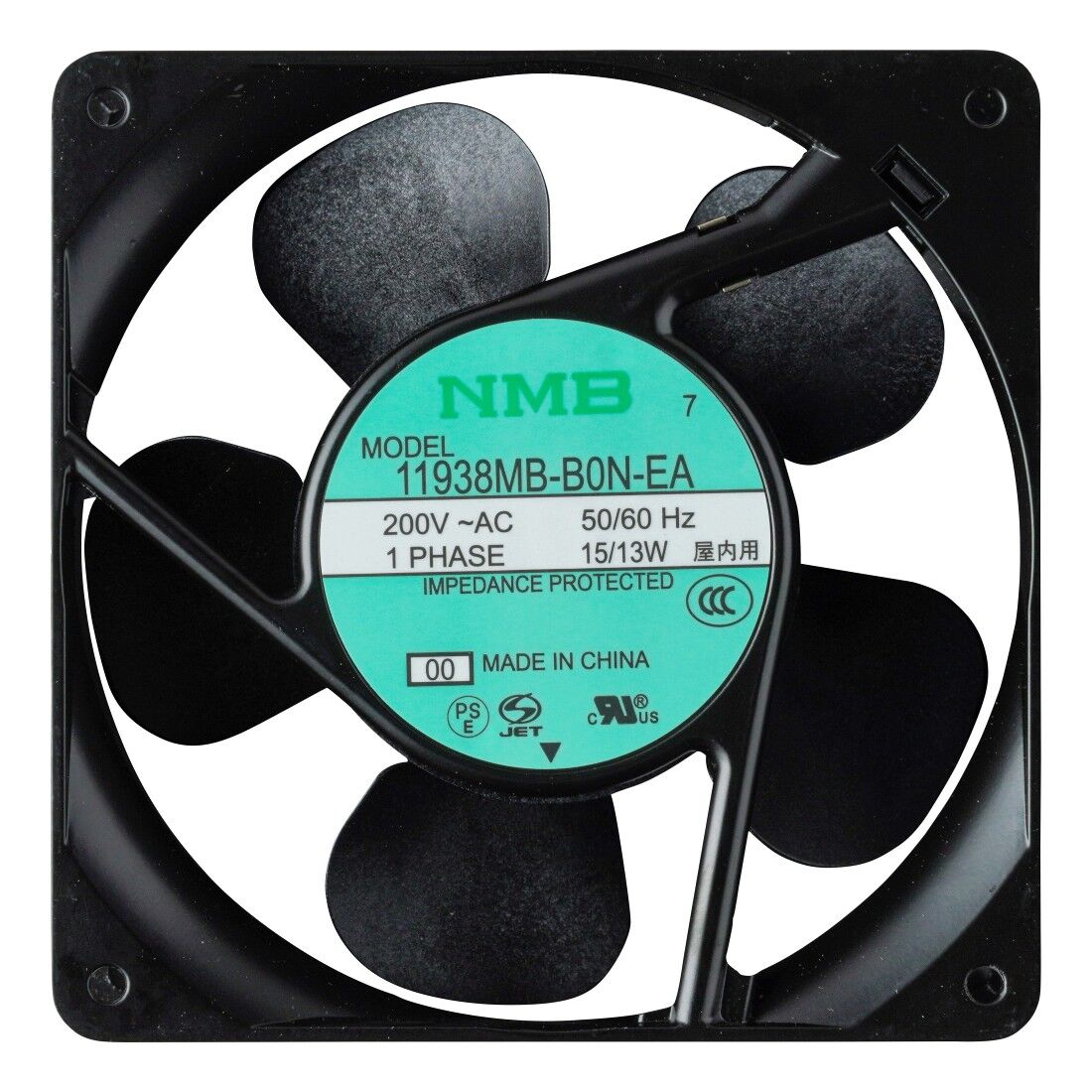 11938MB-B0N-EA-00, 120x120x38mm 200VAC Fan