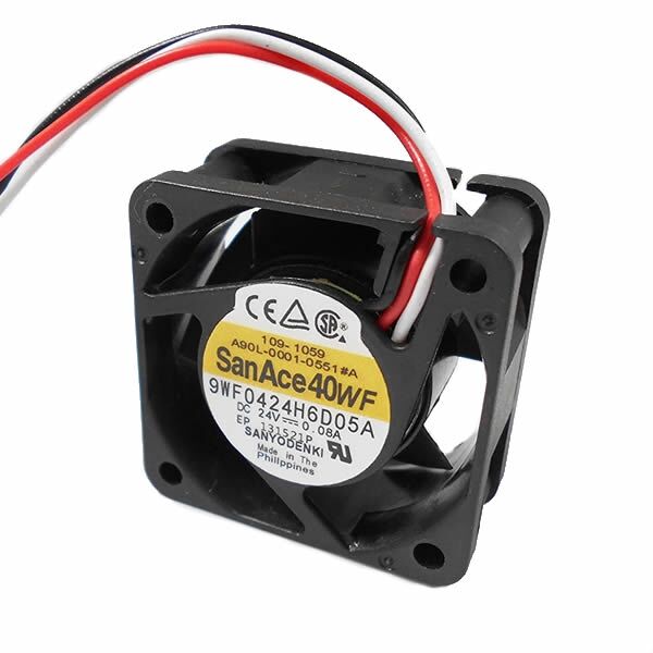 9WF0424H6D05A, 40x40x20mm 24VDC 0.08A 3 Kablolu Fan