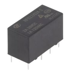 HFD27/024-S, 24VDC 2A DPDT (2 Form C) Röle