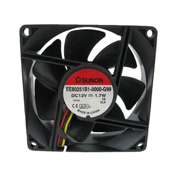 EE80251B1-000U-G99, 80x80x25mm 12VDC 0.145A 3 Kablolu Fan
