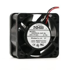 04020VA-24P-BL, 40x40x20mm 24VDC 0.13A 3 Kablolu Fan