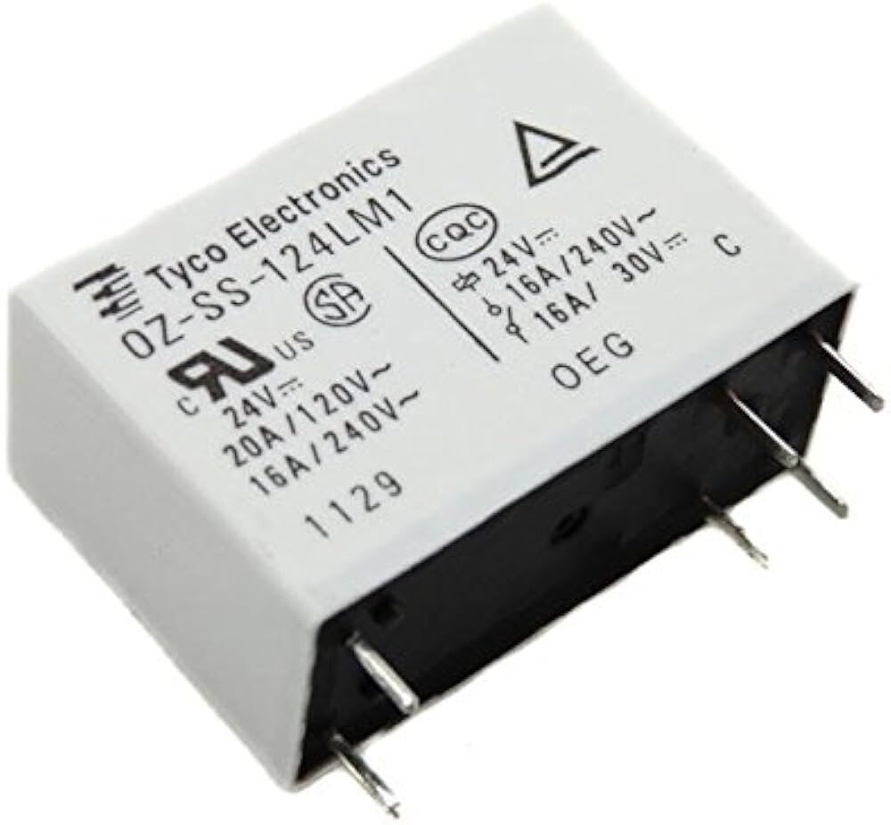 OZ-SS-124L1, 24VDC 16A SPDT (1 Form C) Röle