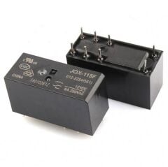 JQX-115F/012-2ZS4, 12VDC 8A Çift Kontak Röle