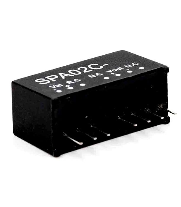 SPA02C-05, 36-72Vin 5Vout 400mA 2W DC/DC Konvertör, Mean Well