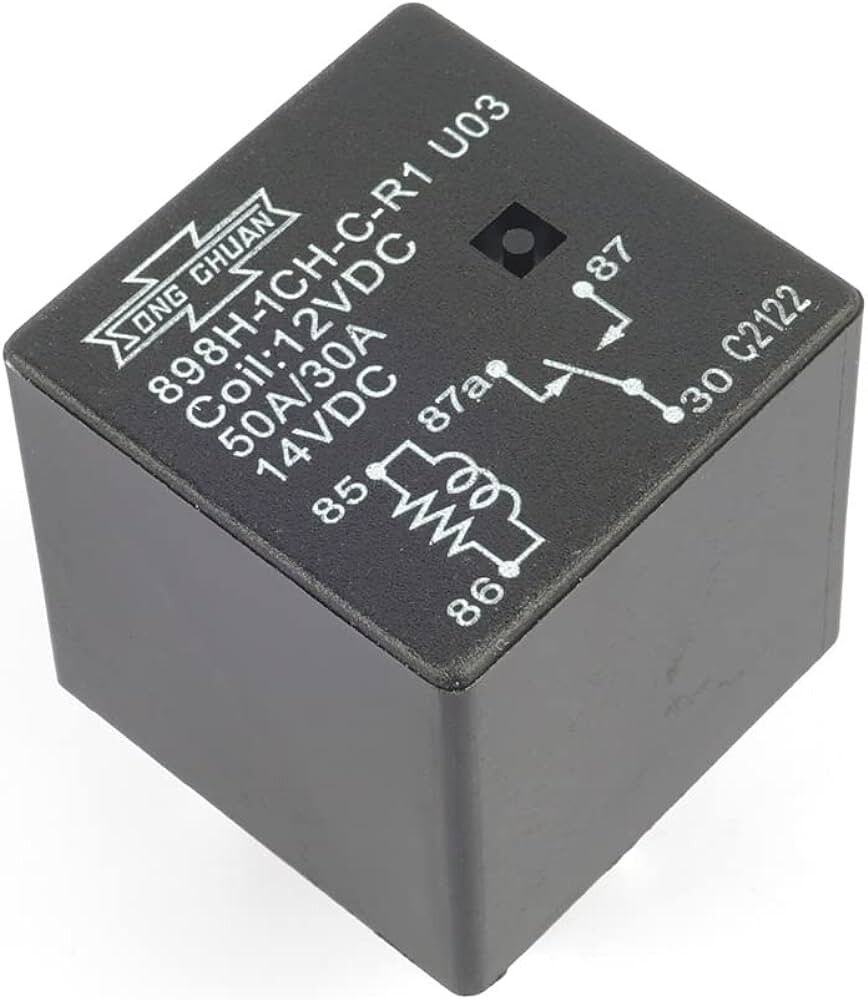 898H-1CH-R1 U03, 12VDC 50A SPDT-NO (1 Form C) Röle