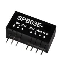 SPB03E-12, 4-5-9Vin 12Vout 250mA 3W DC/DC Konvertör, Mean Well