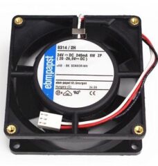 ebm-Papst 8314/2H 80x80x32mm 24VDC 0.25A 3 Kablolu Fan
