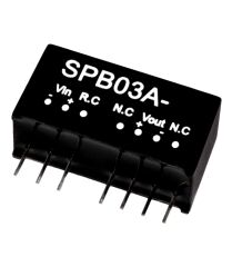 SPB03A-05, 9-18Vin 5Vout 600mA 3W DC/DC Konvertör, Mean Well