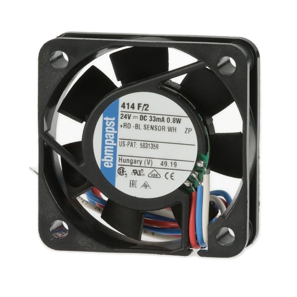 ebm-Papst 414 F/2, 40x40x10mm 24VDC 33mA 3 Kablolu Fan