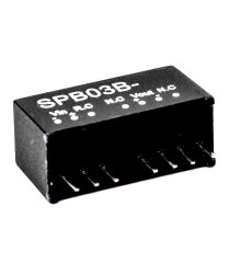 SPB03B-05, 18-36Vin 5Vout 600mA 3W DC/DC Konvertör, Mean Well