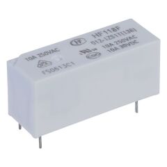 HF118F/012-1D6T, 12VDC 10A SPDT (1 Form B) Röle