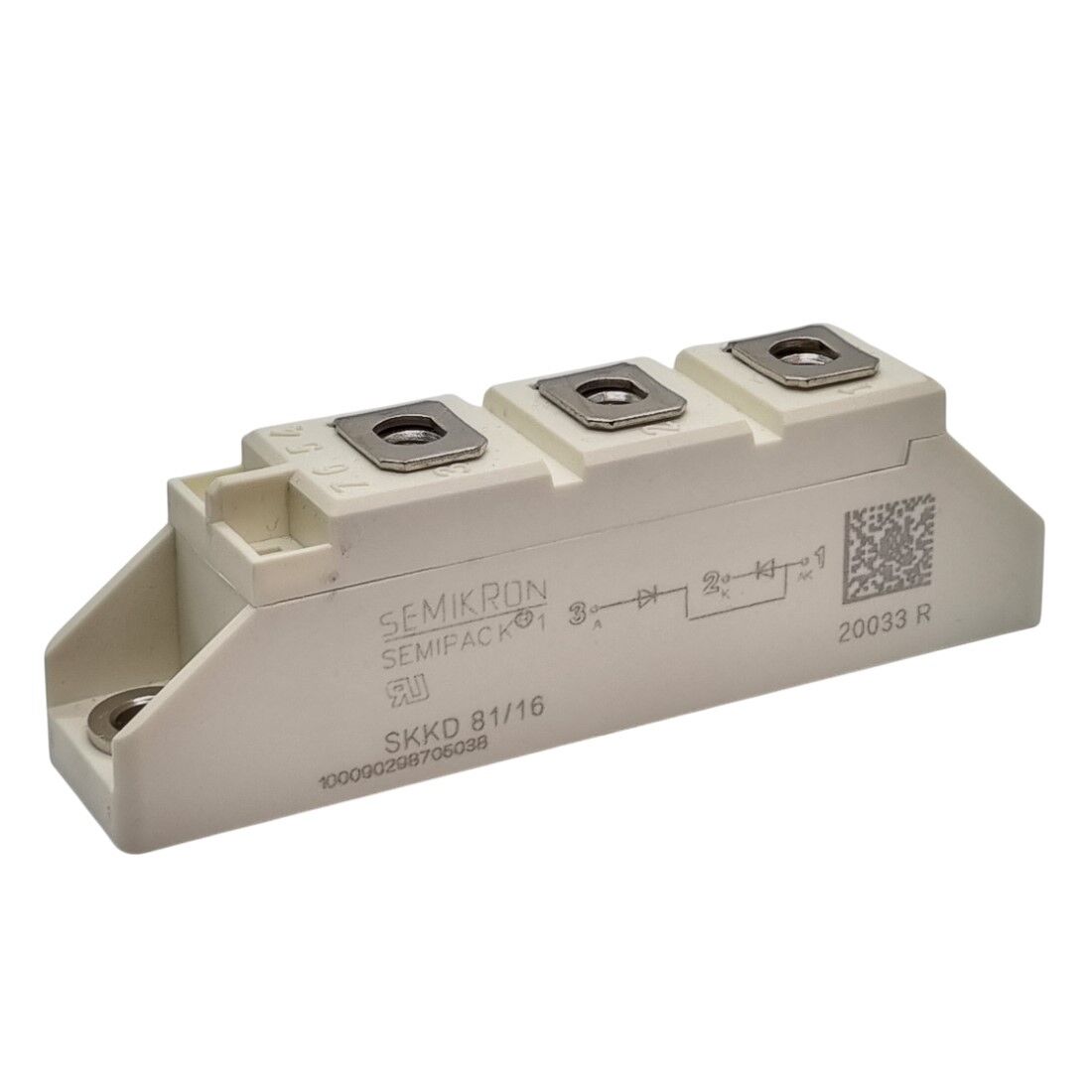 SKKD 81/16, 1600V 2x82A Diyot Modül