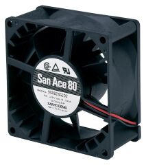 9G0824G102, 80x80x38mm 24VDC 0.56A 2 Kablolu Fan