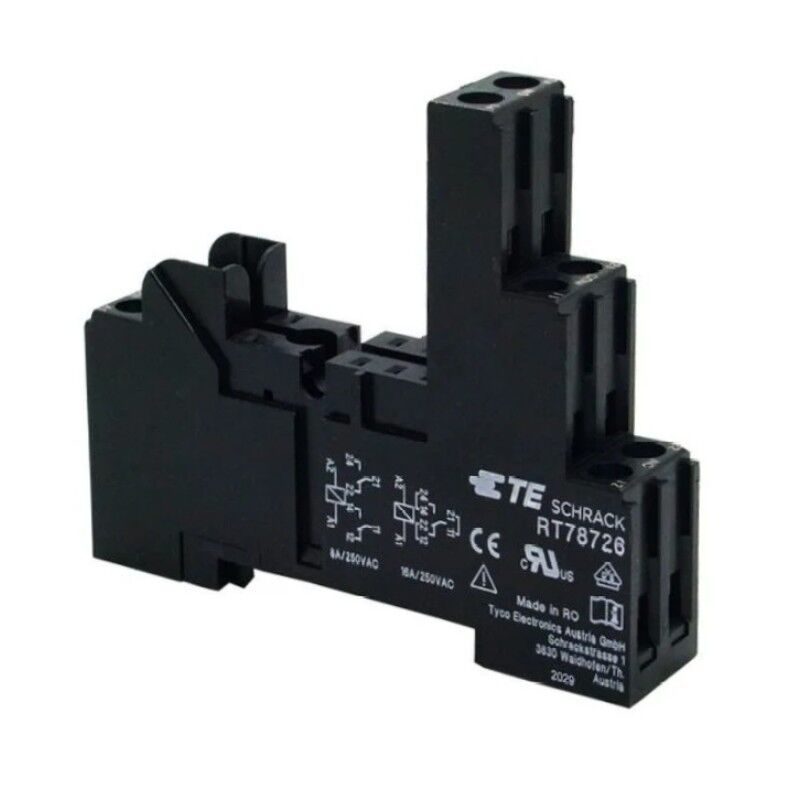 RT78726, 8 Pin Ray Tipi Röle Soketi