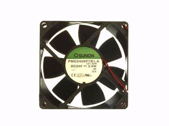 PMD2408PTB1-A, 80x80x25mm 24VDC 0.210A 2 Kablolu Fan