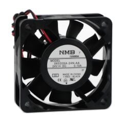 06020SA-24N-AA-00, 60x60x20mm 24VDC 0.10A 2 Kablolu Fan