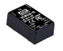 DCW03C-05, 36-72Vin ±5Vout ±300mA 3W DC/DC Konvertör, Mean Well
