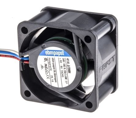 ebm-Papst 414 J/2, 40x40x25mm 24VDC 0.15A 3 Kablolu Fan