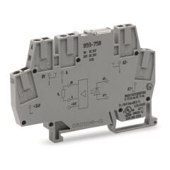 Wago 859-758, 24VDC SPST-NO (1 Form A) Solid State Röle Modülü