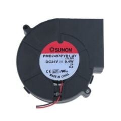 PMB2497PYB1-AY, 97x33mm 24VDC 2 Kablolu Salyangoz Fan