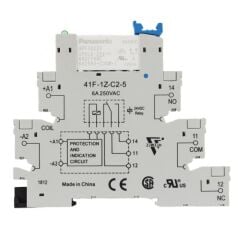 41F-1Z-C2-5 Soket + APF30224, 24VDC 6A SPDT (1 Form C) Röle Takım