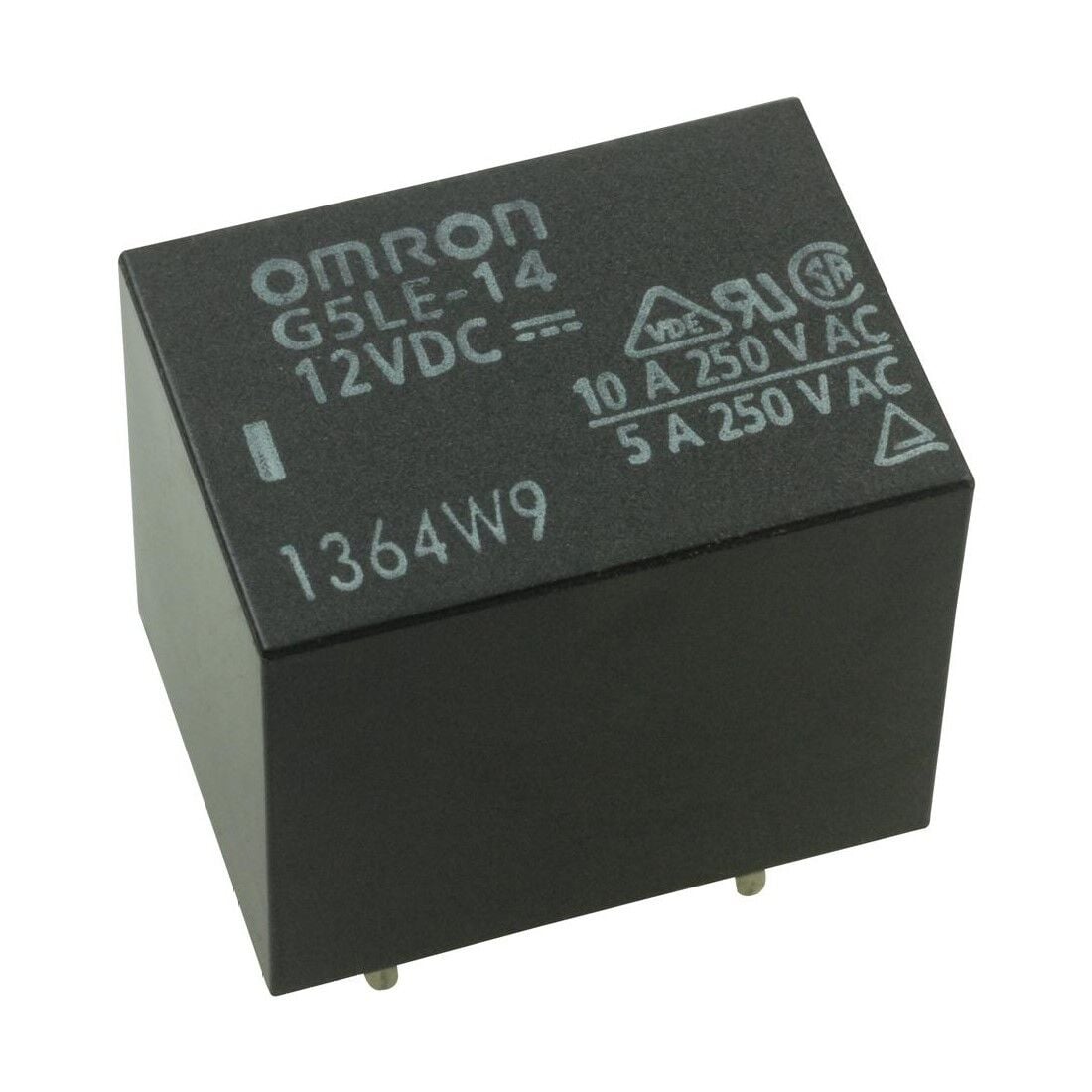 G5LE-14-DC12, 12VDC 10A SPDT (1 Form C) Röle