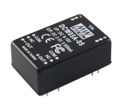 DCW05B-05, 18-36Vin ±5Vout ±500mA 5W DC/DC Konvertör, Mean Well