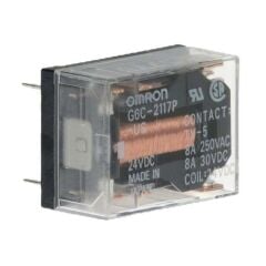 G6C-2117P-US-DC24, 24VDC 8A DPST-NO/NC (1 Form A, 1 Form B) Röle
