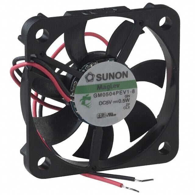 GM0504PEV1-8, 40x40x6mm 5VDC 0.1A 2 Kablolu Fan