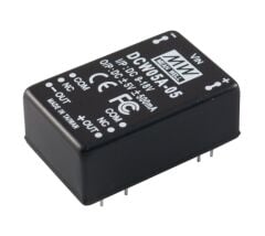 DCW05C-05, 36-72Vin ±5Vout ±500mA 5W DC/DC Konvertör, MeanWell