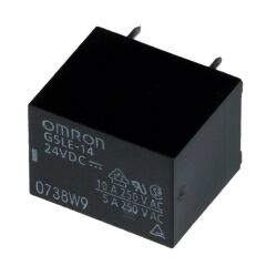 G5LE-14-DC24, 24VDC 10A SPDT (1 Form C) Röle