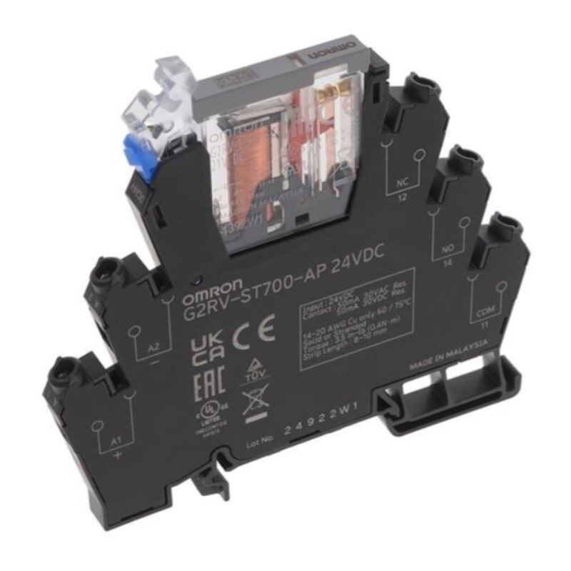 G2RV-ST700-AP DC24, 24VDC 50mA SPDT (1 Form C) Röle Soketli