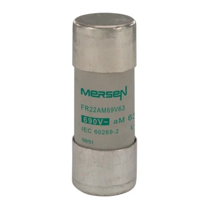 Mersen FR22AM69V63, 22x58mm 690V 63A aM Sigorta
